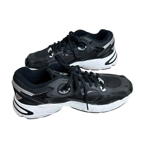 Adidas Astir Black White Womens Sneakers Size 8 Shoes Athletic Gym Running - Picture 4 of 10